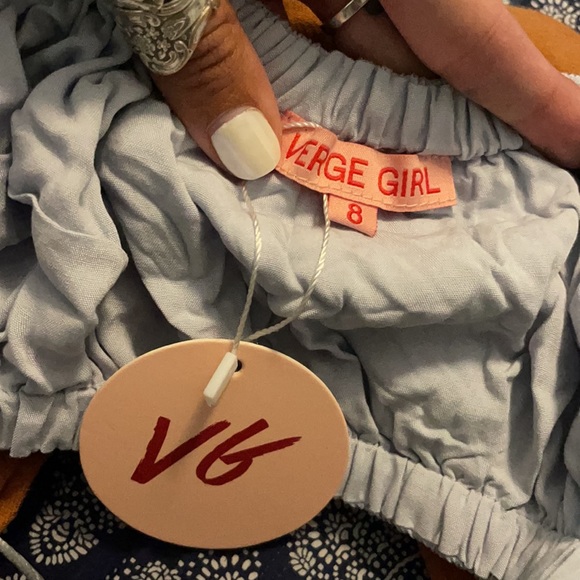 Verge Girl Blue Crop Top - Picture 2 of 3